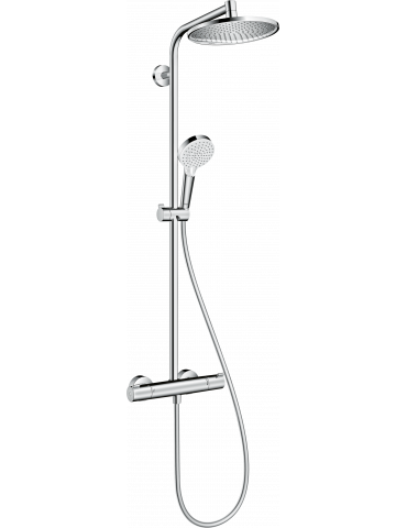 Crometta Showerpipe S 240 1jet shower set with thermostat