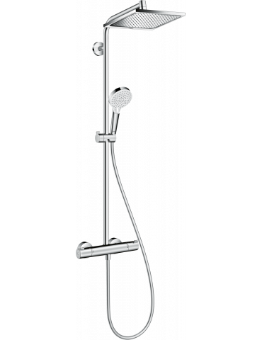 Crometta Showerpipe E 240 1jet shower set with thermostat