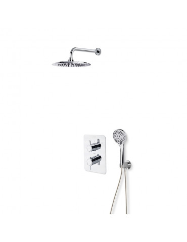 Round recessed thermostatic...