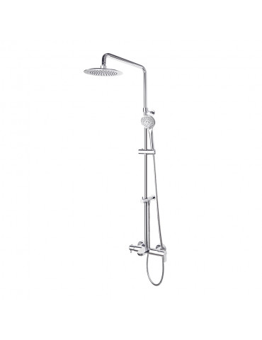 Bathroom-shower set with fixed column