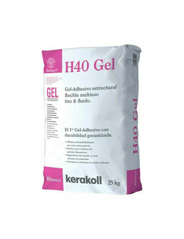 H40 Kerakoll Gel Blanco 25 Kg