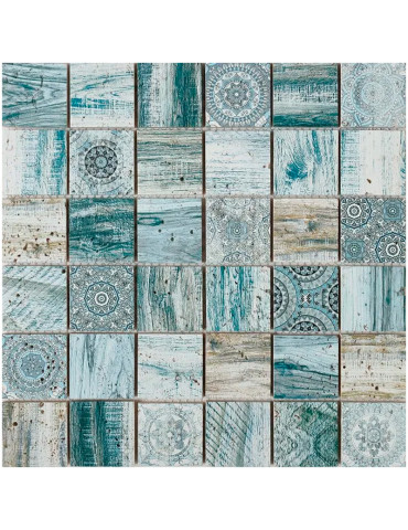 REV MALLA 30X30 HYDRA BLUE
