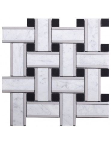 REV MALLA 30X30 CANVAS WHITE