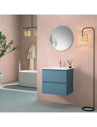 Mueble Lite 60+lavabo Island mate