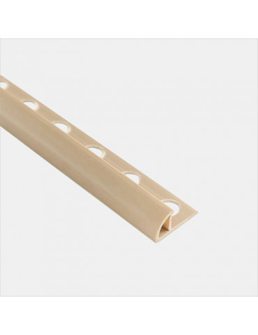 Perfil curvo guardacanto Beige