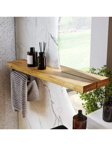 Anaquel 60x16 con toallero