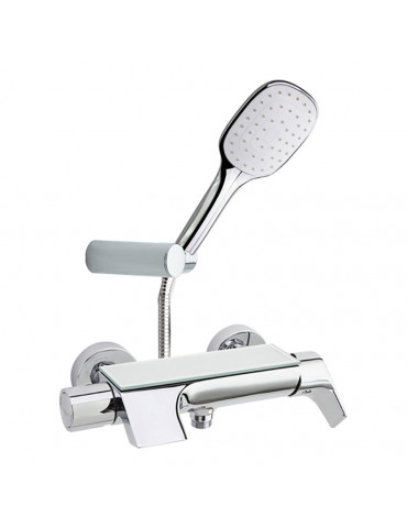 Single-lever bath-shower...