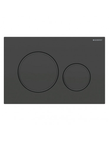 Pulsador Sigma20 negro mate