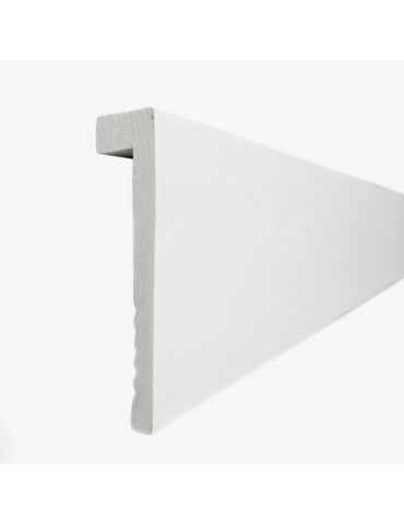 Cubrerodapié PVC blanco 100