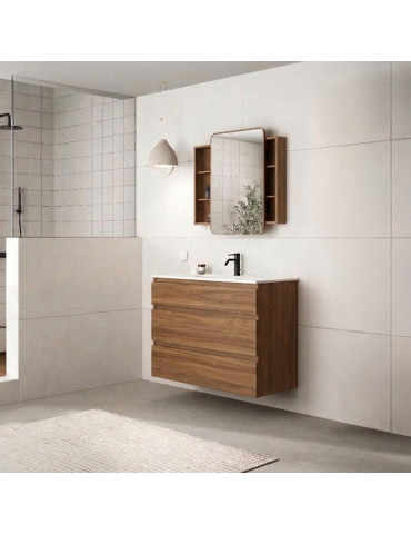 Mueble Capri 100 + lavabo Siroko